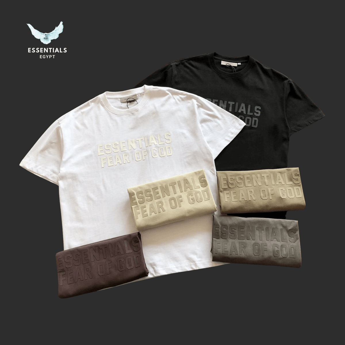 Esseentials Rapper T Essentials Minimal Fear of God T-Shirt Egypt | Essentials EG
