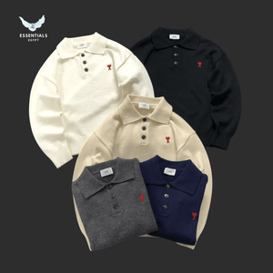 AMI Paris Sweatshirt – Polo Edition Embroidered - ESSENTIALS EGYPT