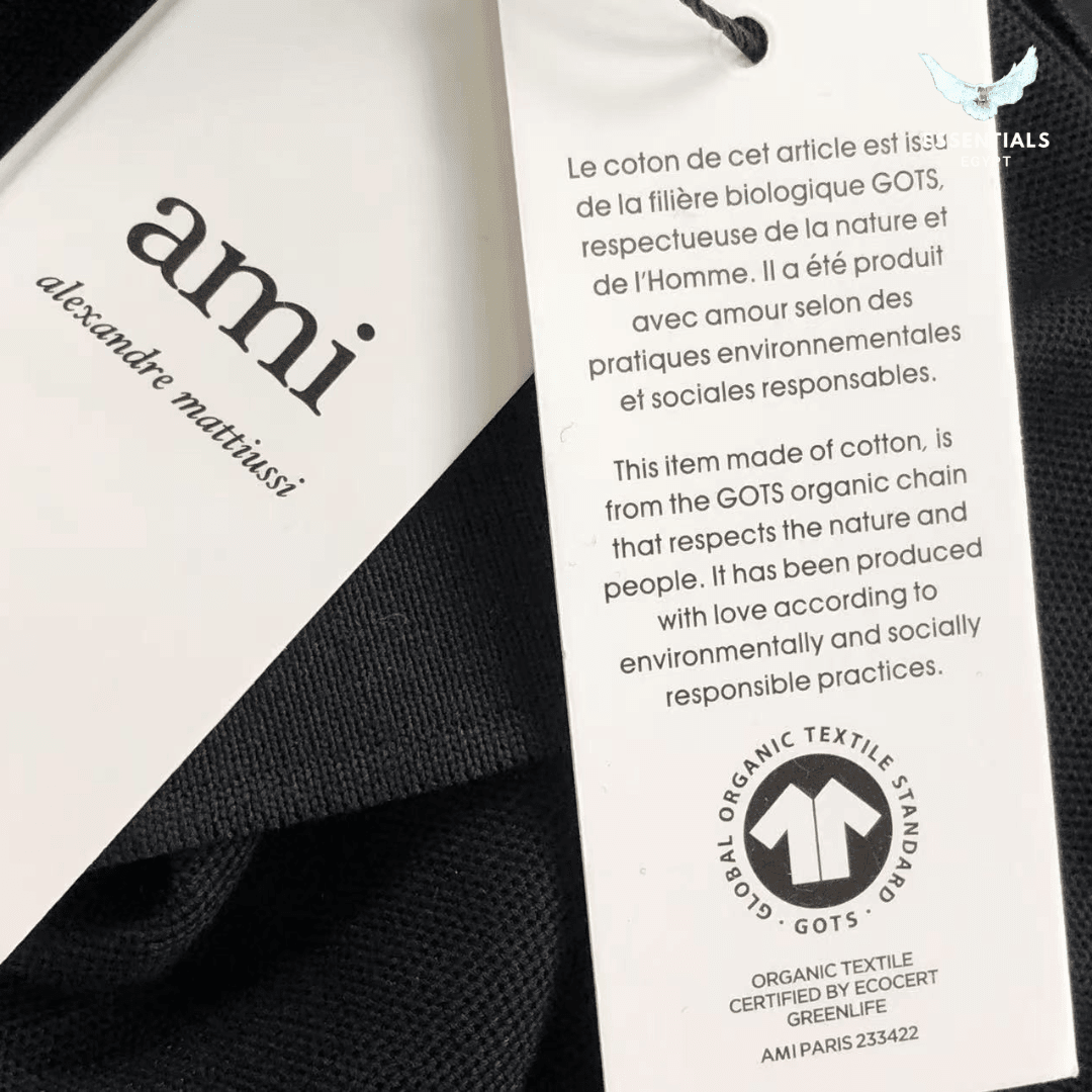 AMI Paris Ami de Coeur Polo – Organic Cotton - ESSENTIALS EGYPT