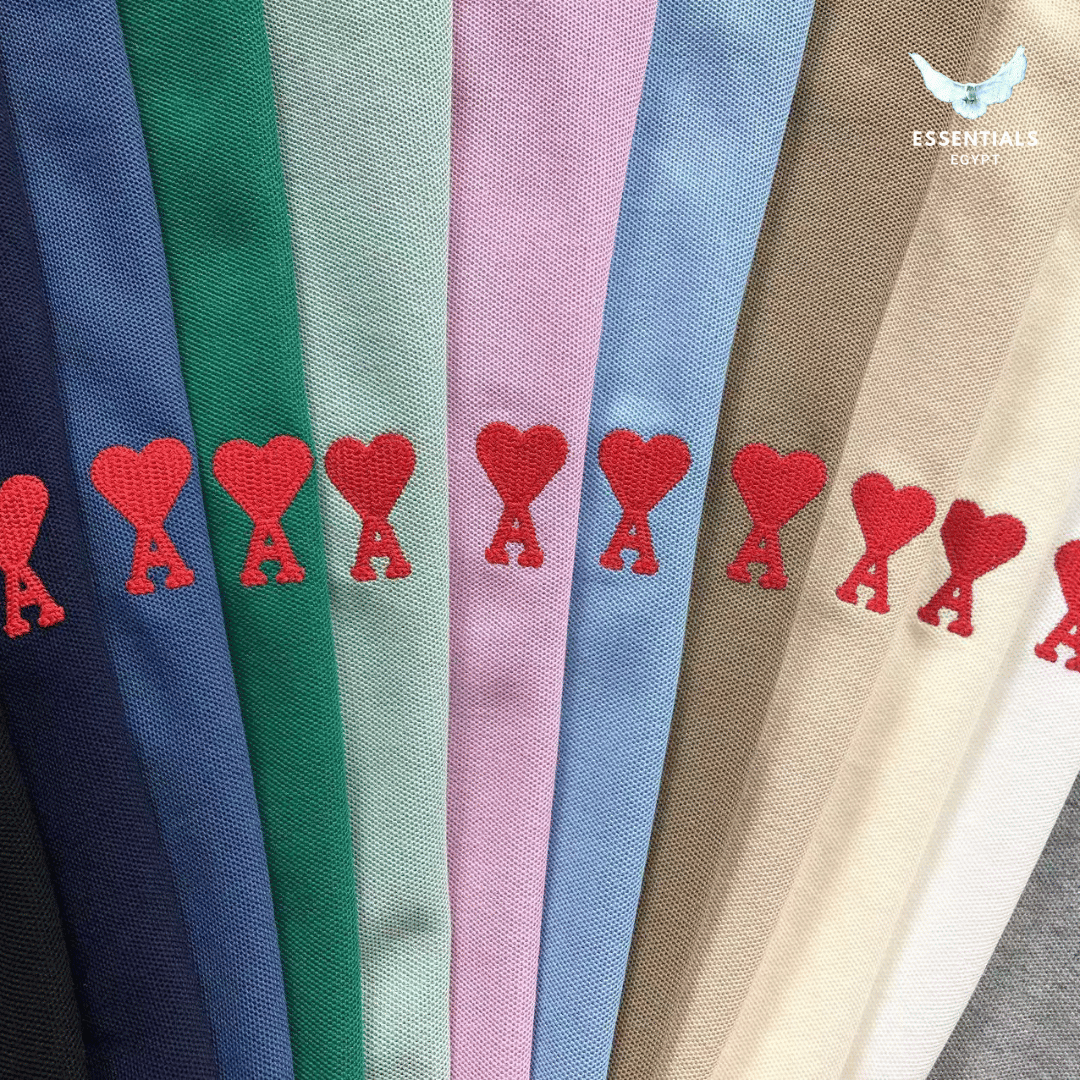AMI Paris Ami de Coeur Polo – Organic Cotton - ESSENTIALS EGYPT