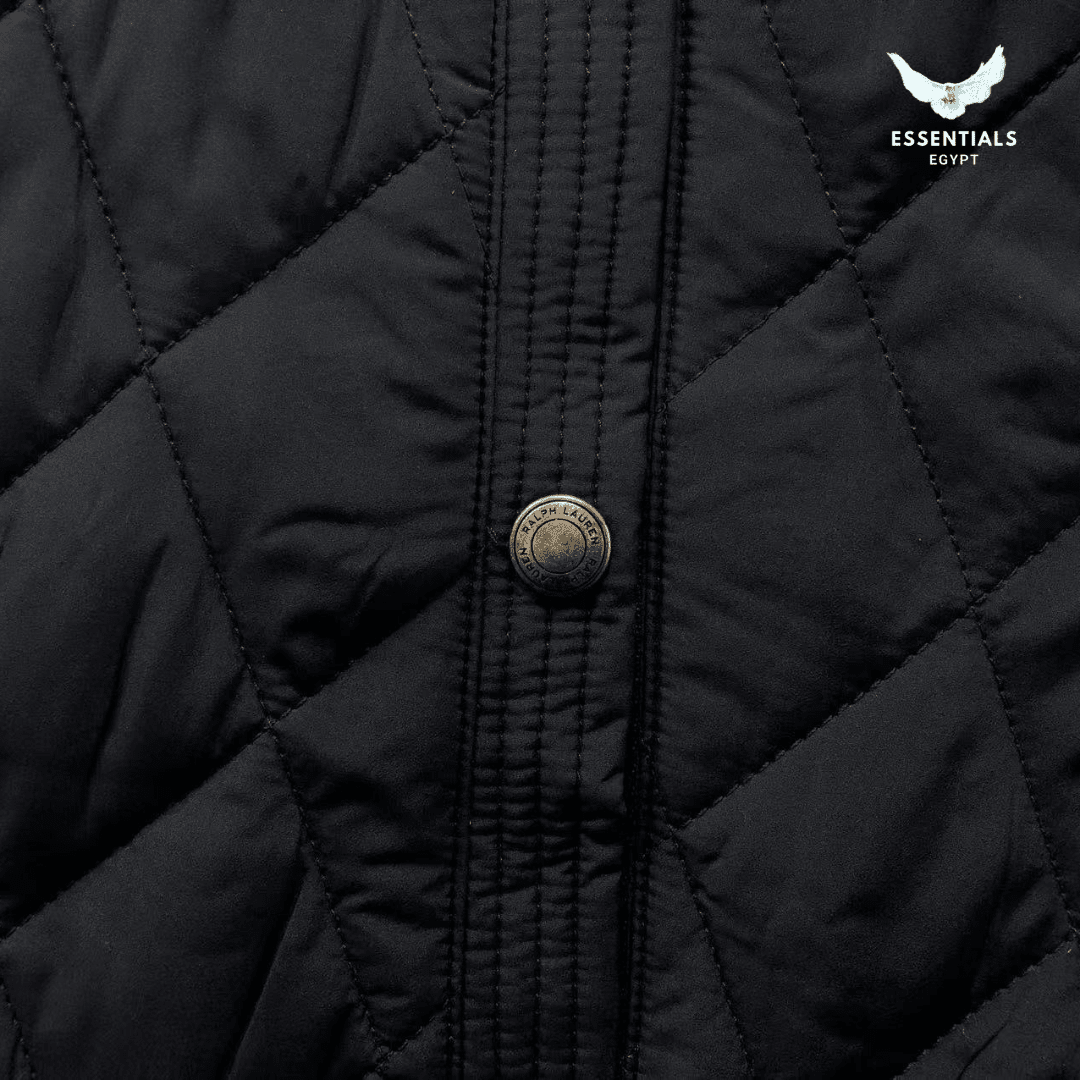 Ralph Lauren Quilted Jacket – Suede Collar Edition - ESSENTIALS EGYPT