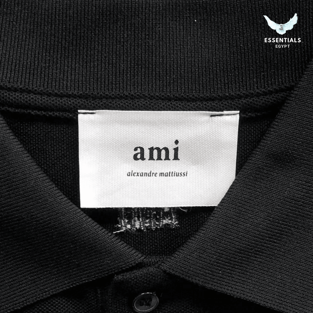 AMI Paris Ami de Coeur Polo – Organic Cotton - ESSENTIALS EGYPT
