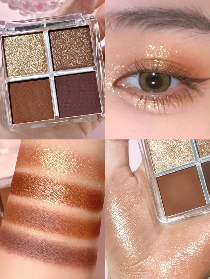 SHEGLAM Cosmic Crystal Eyeshadow Quad – Higher Self - ESSENTIALS EGYPT