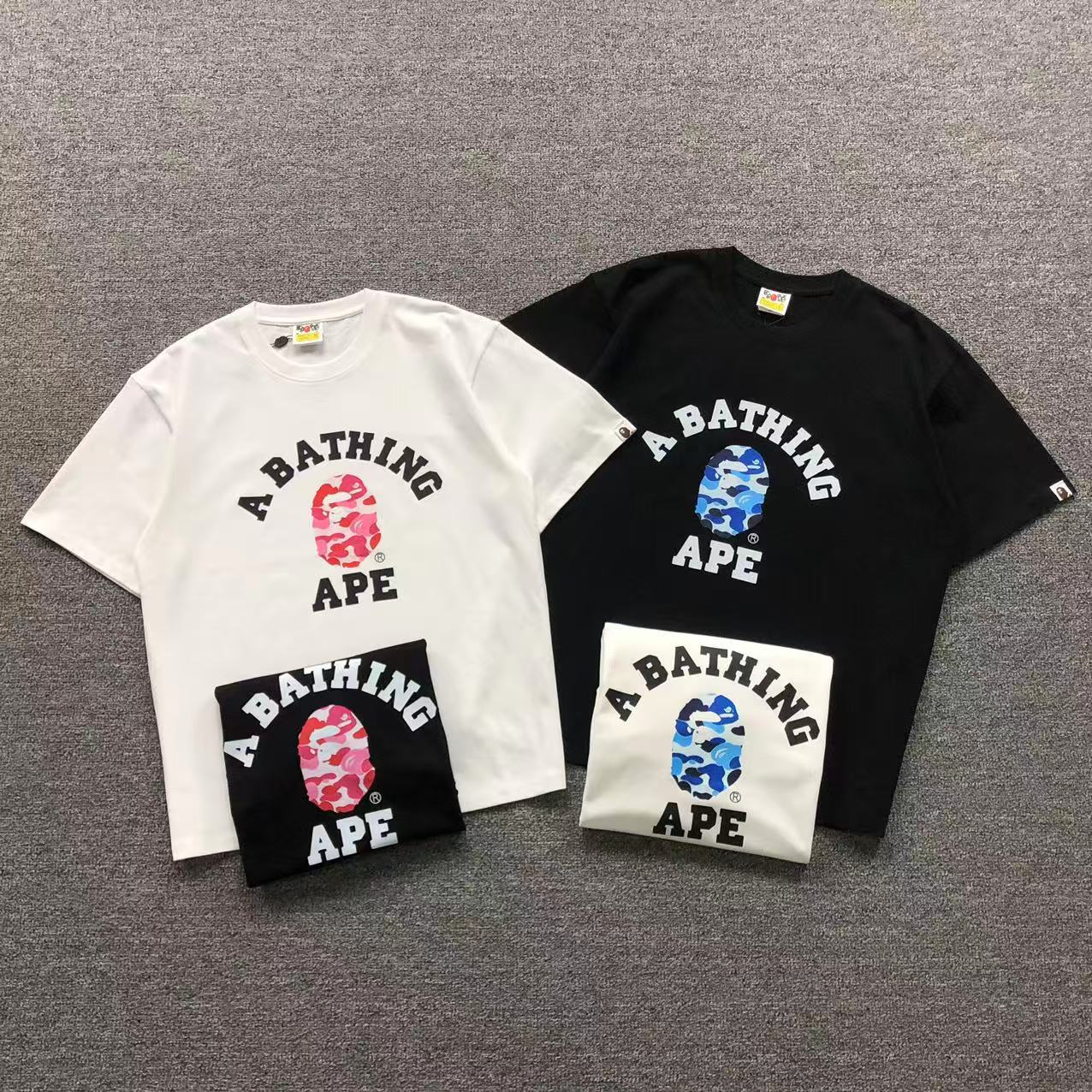 BAPE ABC Camo College T-Shirt - all colorways