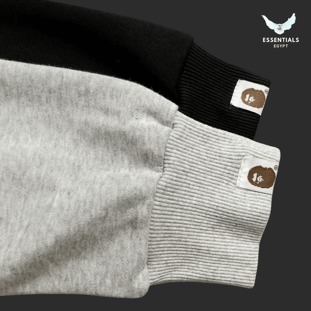 BAPE Pink Camo Ape Hoodie – Black & Grey - ESSENTIALS EGYPT