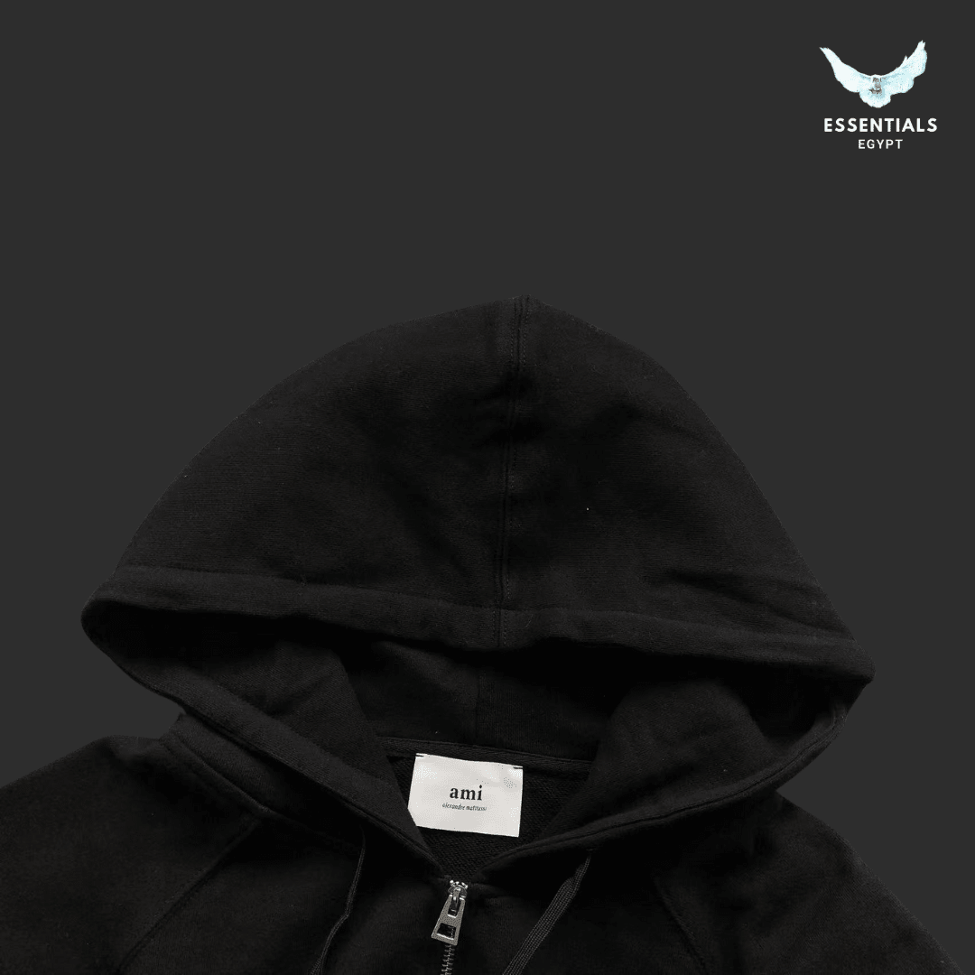 AMI Paris Hoodie – Heart Logo Full - Zip Colors - ESSENTIALS EGYPT