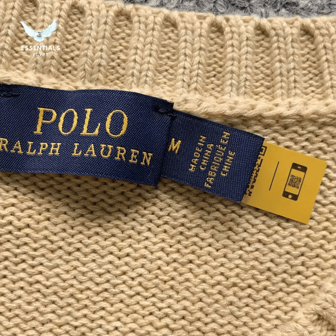 Ralph Lauren Polo Bear Sweater – Beige Knit - ESSENTIALS EGYPT