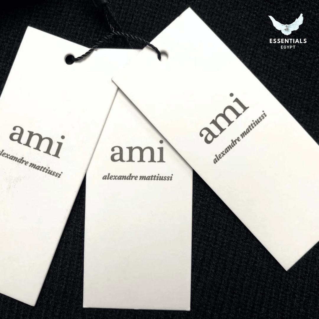 AMI de Coeur Knit Polo – Half Zip - ESSENTIALS EGYPT