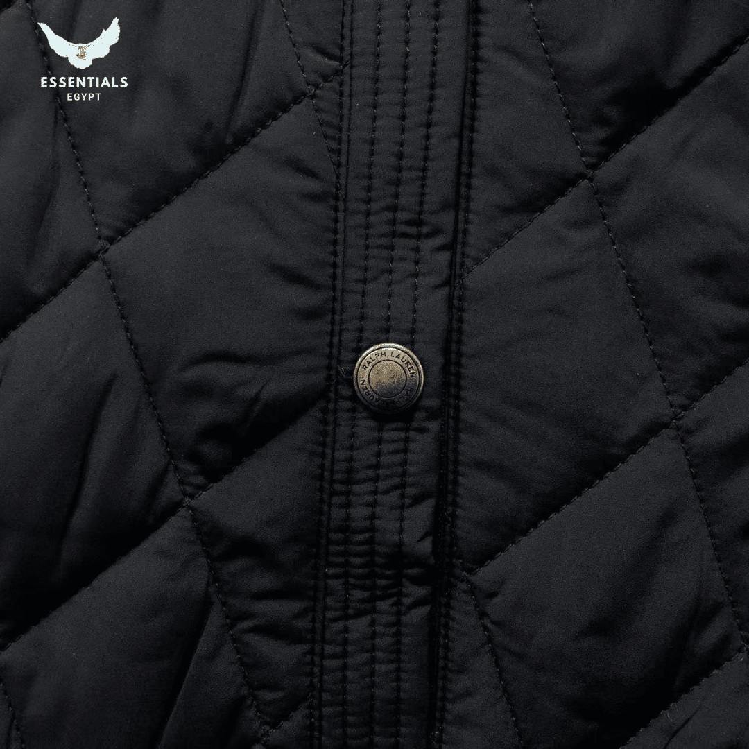 Ralph Lauren Quilted Jacket – Suede Collar Edition - ESSENTIALS EGYPT