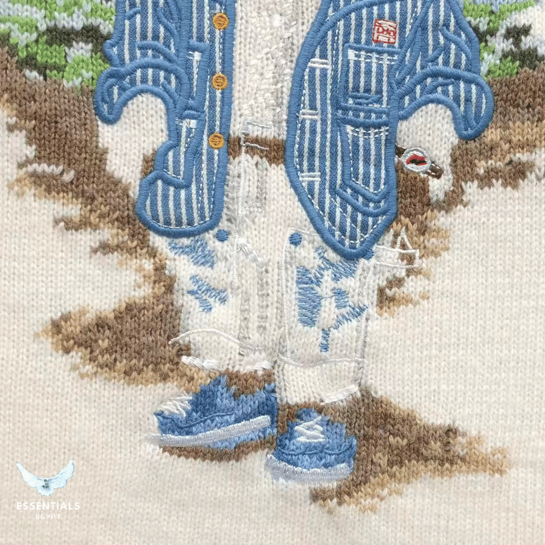 Ralph Lauren Polo Bear Sweatshirt – Cream Knit - ESSENTIALS EGYPT