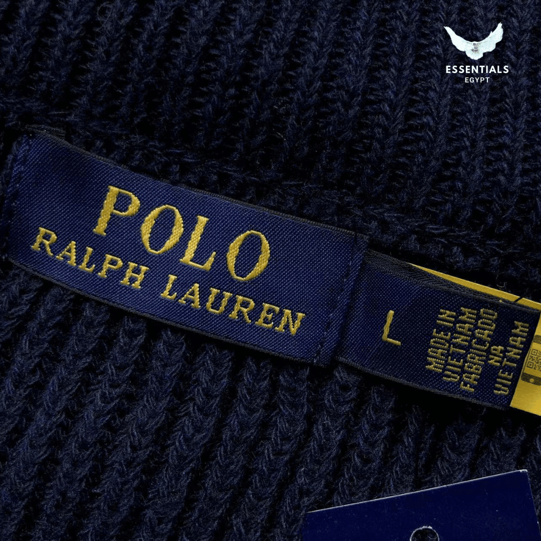 Ralph Lauren Pullover – Ribbed Full - Zip Knit - ESSENTIALS EGYPT