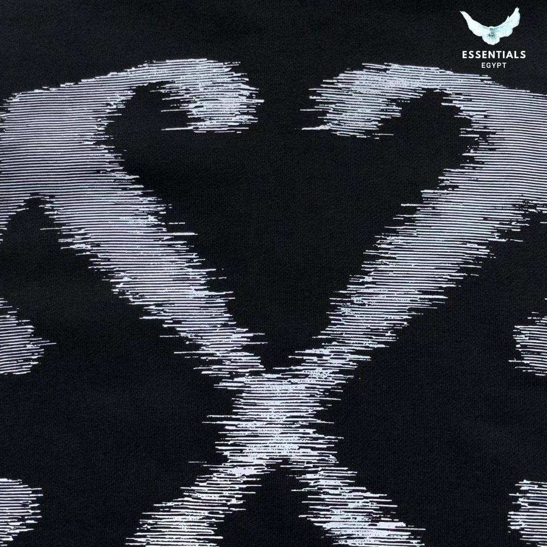 Off - White Black Windy Arrow Hoodie - ESSENTIALS EGYPT