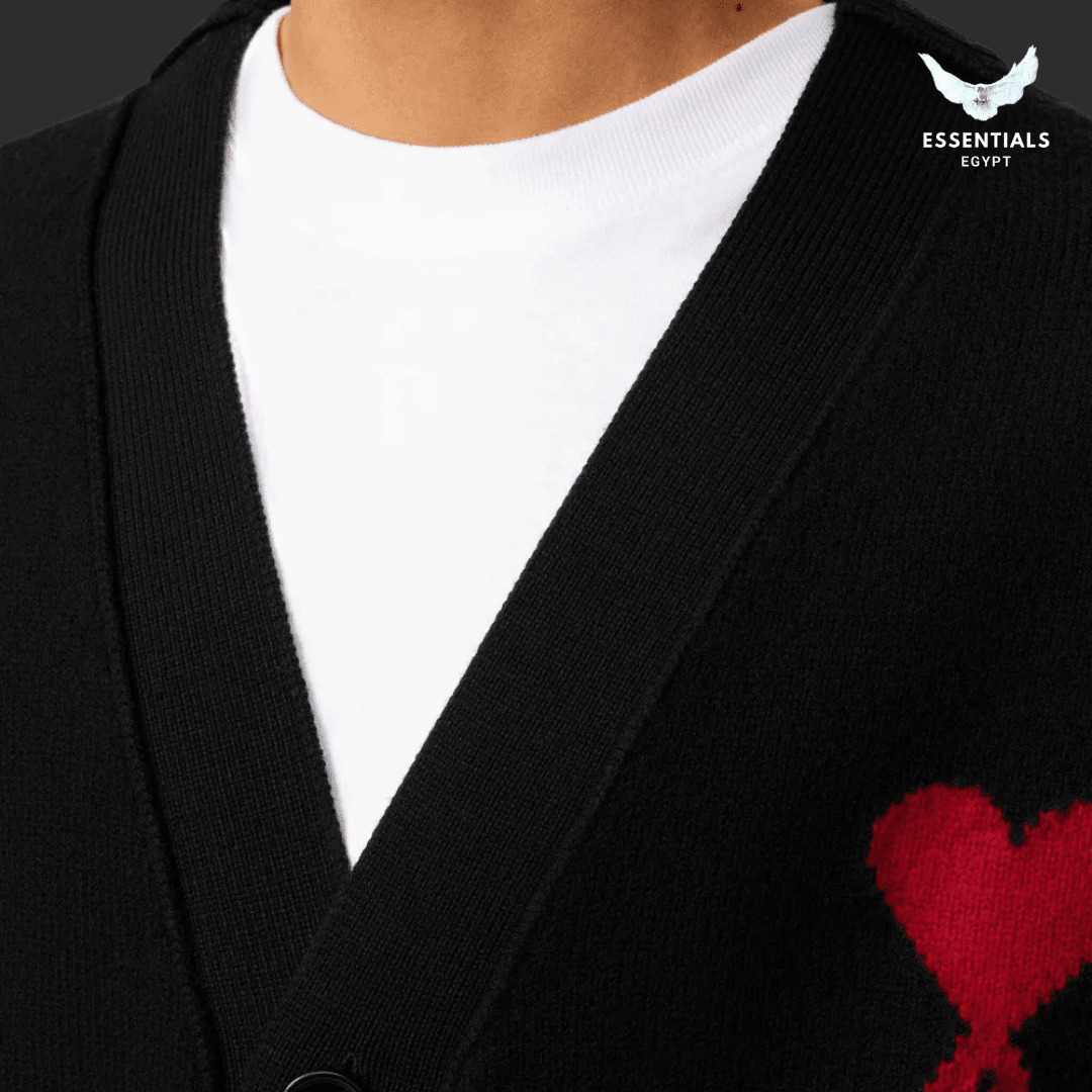 AMI Paris Ami de Coeur Valentine Cardigan Bundle – Black & Navy - ESSENTIALS EGYPT