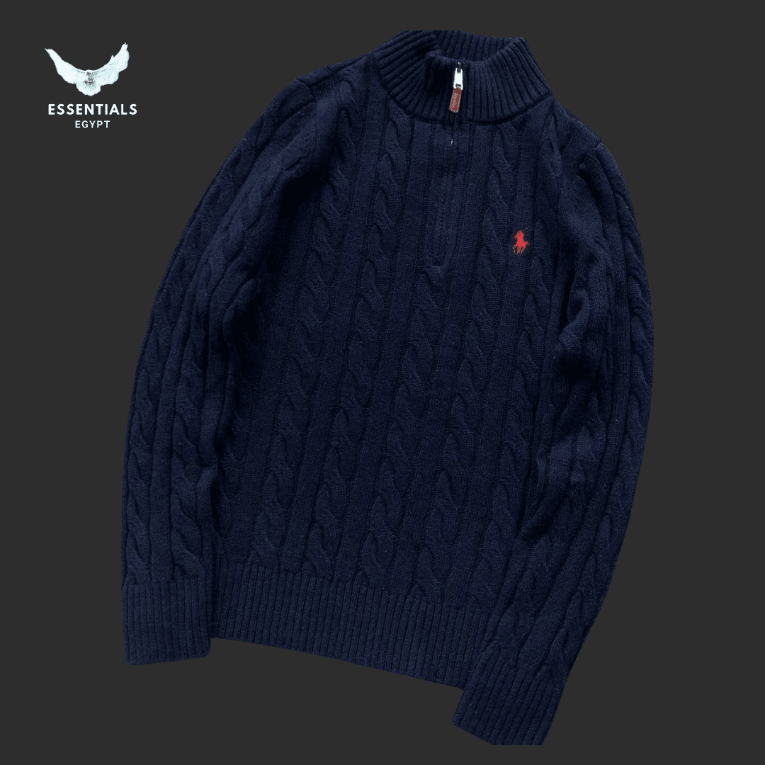 Ralph Lauren Wool - Cotton Crewneck Sweater - ESSENTIALS EGYPT
