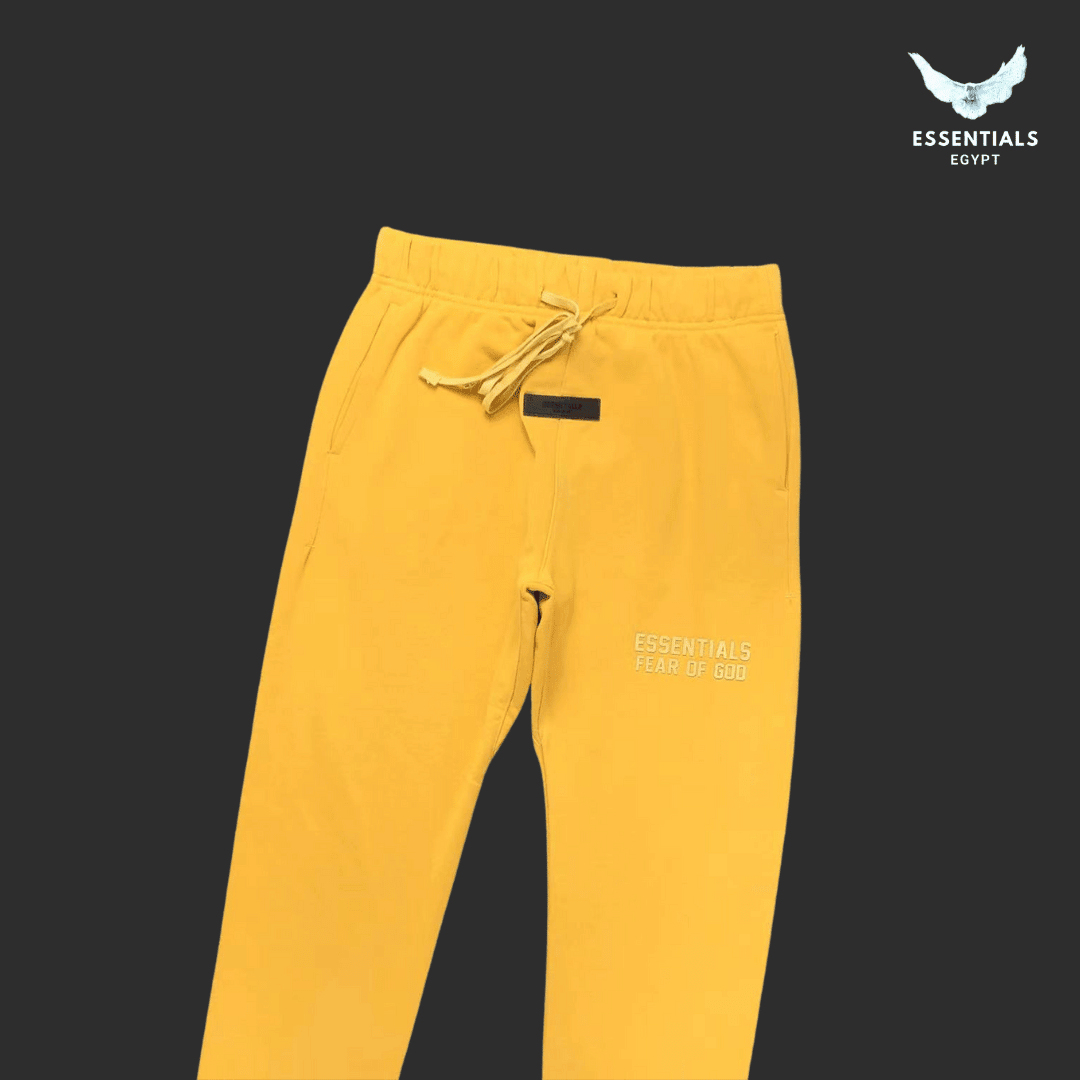 Fear of God Essentials Logo Mustard Full Set - ESSENTIALS EGYPT