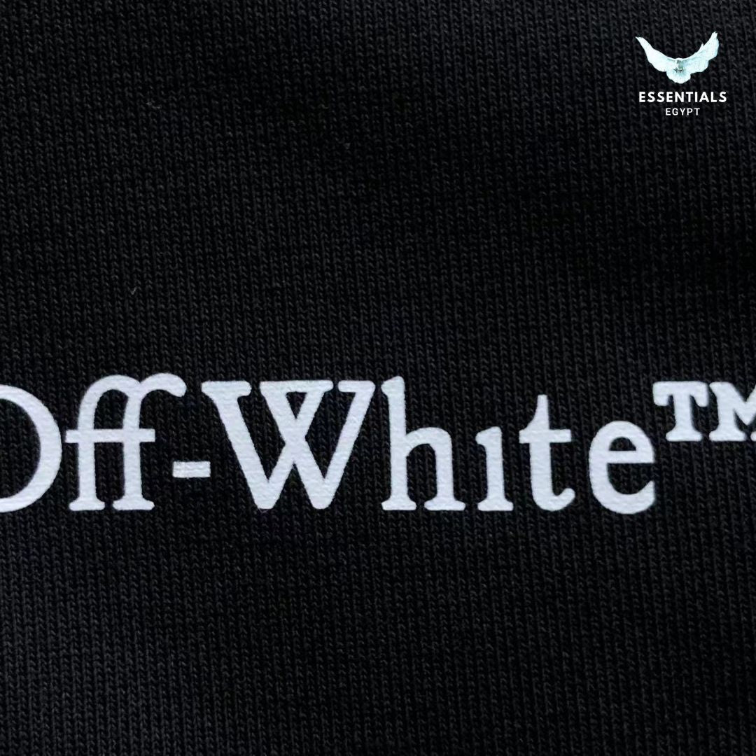 Off - White Black Windy Arrow Hoodie - ESSENTIALS EGYPT