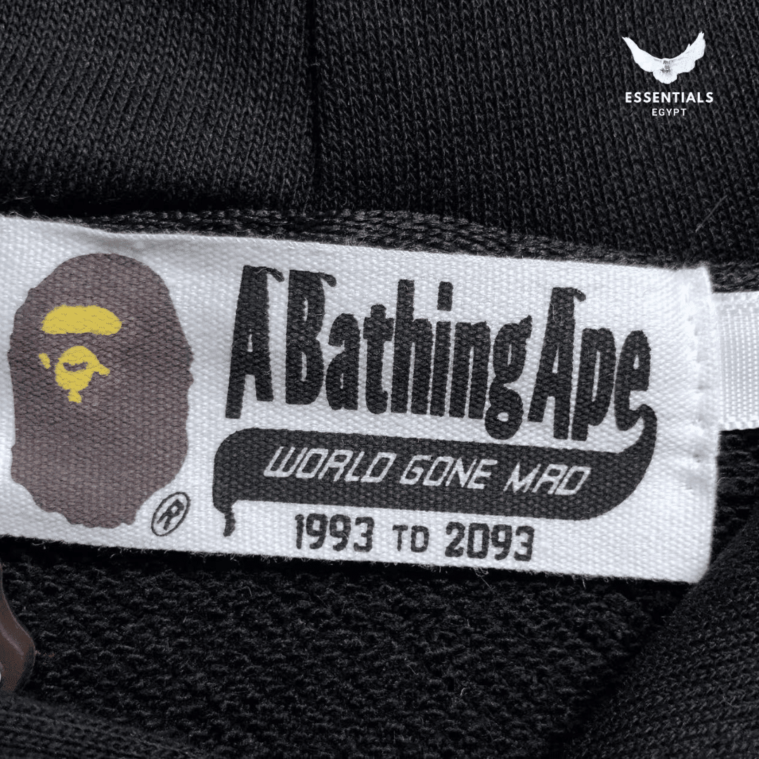 BAPE Pink Camo Ape Hoodie – Black & Grey - ESSENTIALS EGYPT