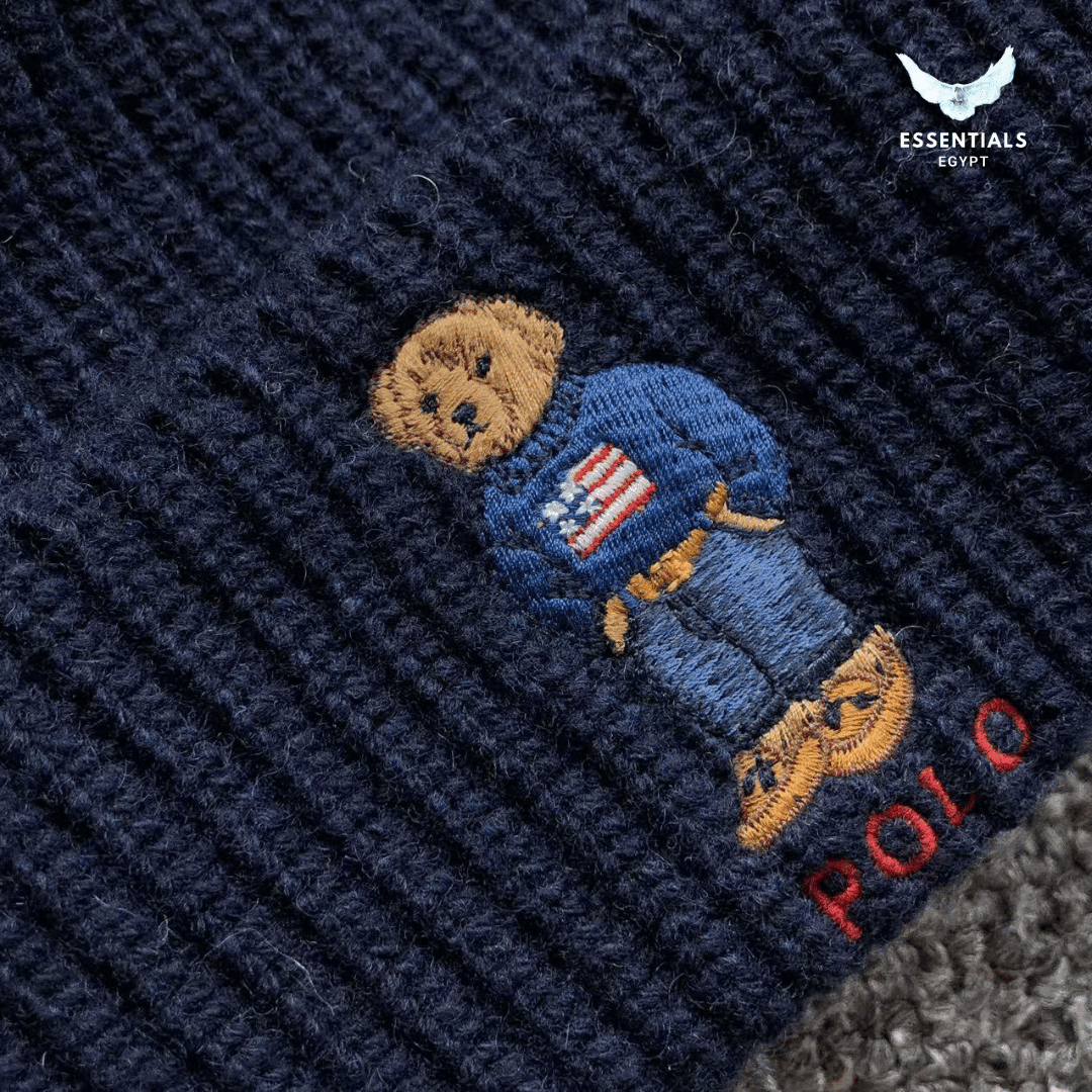 Ralph Lauren Hat – Bear Patch Beanie (Drop 2) - ESSENTIALS EGYPT