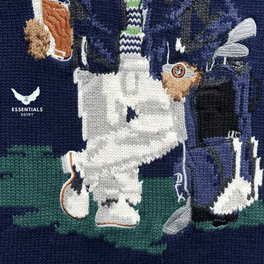 Ralph Lauren Sweater – Polo Bear Navy Knit - ESSENTIALS EGYPT