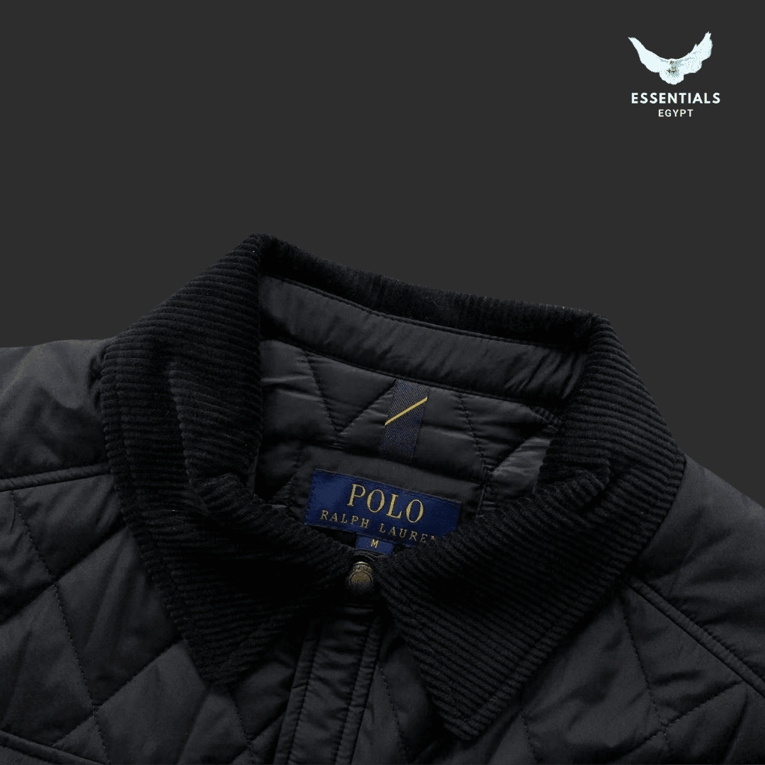 Ralph Lauren Quilted Jacket – Suede Collar Edition - ESSENTIALS EGYPT
