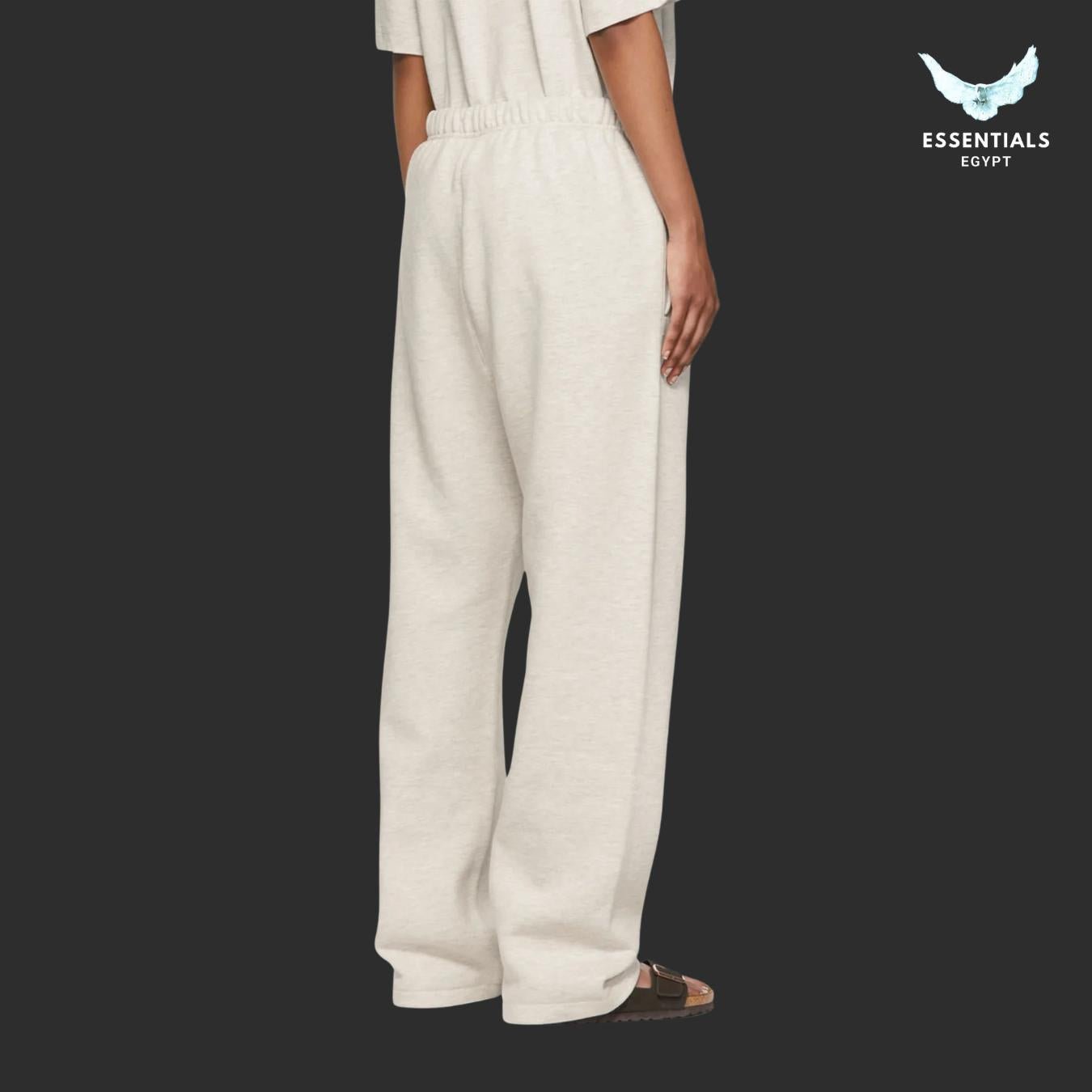 Fear of God Essentials Logo Light Oatmeal Full Set - ESSENTIALS EGYPT