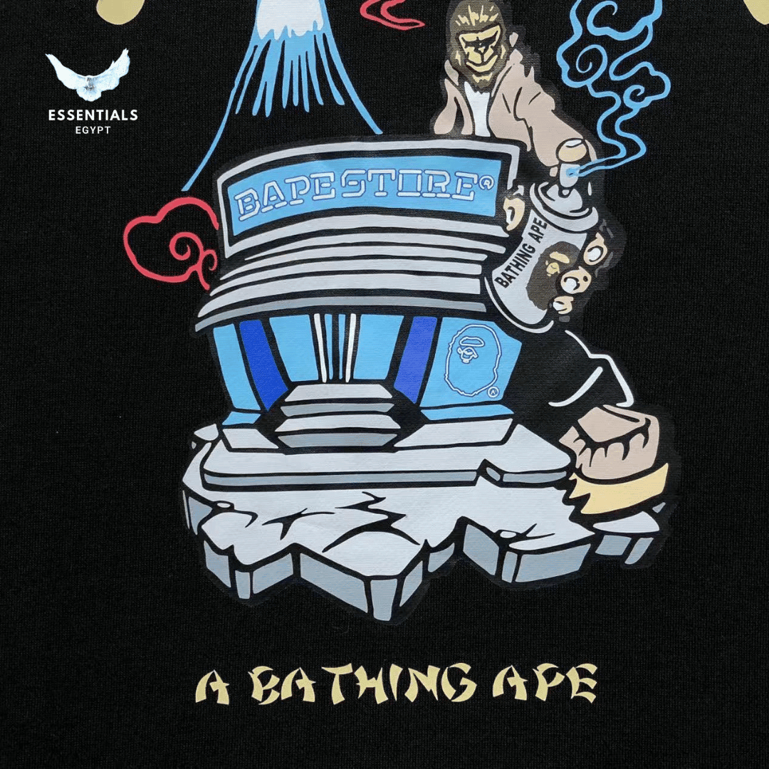 BAPE Robot Logo Hoodie – Dual Color - ESSENTIALS EGYPT
