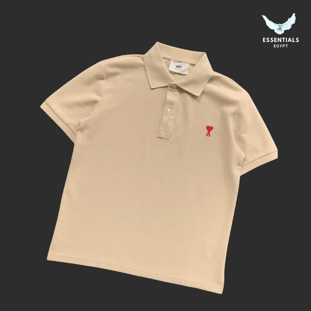 AMI Paris Ami de Coeur Polo – Organic Cotton - ESSENTIALS EGYPT