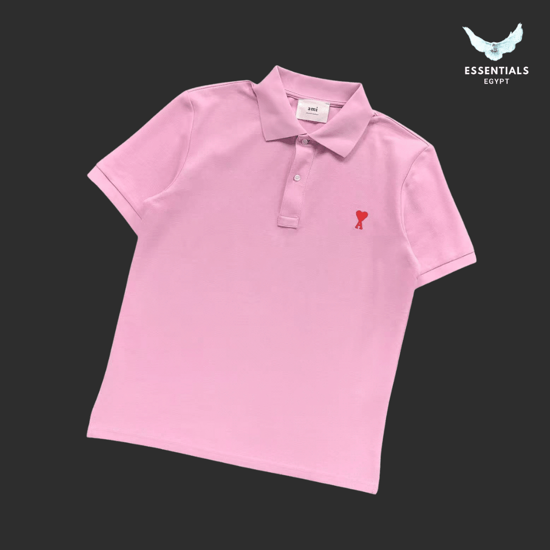 AMI Paris Ami de Coeur Polo – Organic Cotton - ESSENTIALS EGYPT