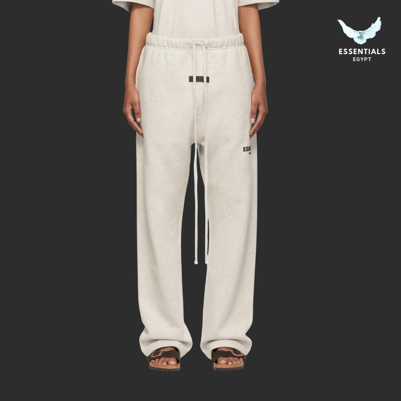 Fear of God Essentials Logo Light Oatmeal Full Set - ESSENTIALS EGYPT