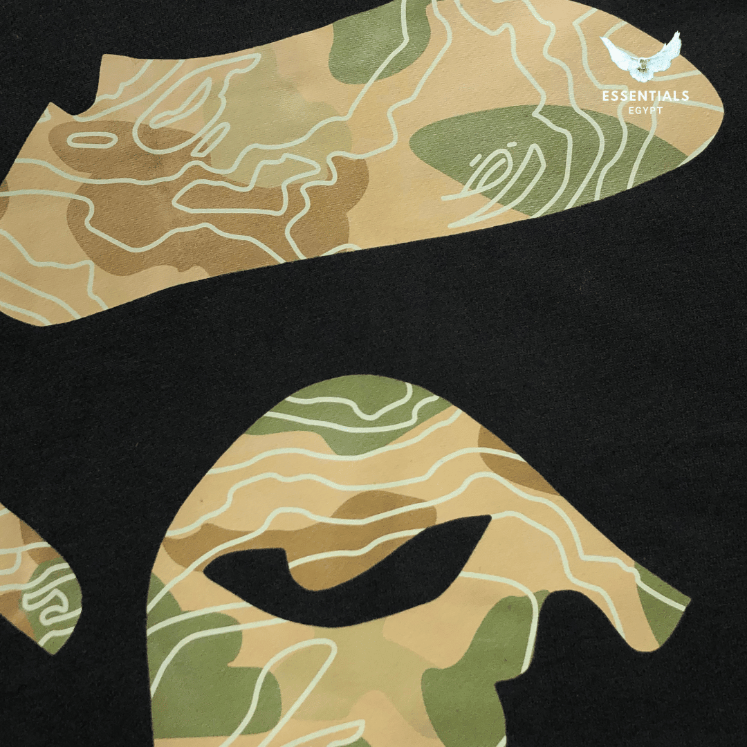 BAPE Camo Ape Head Hoodie – Classic Logo - ESSENTIALS EGYPT