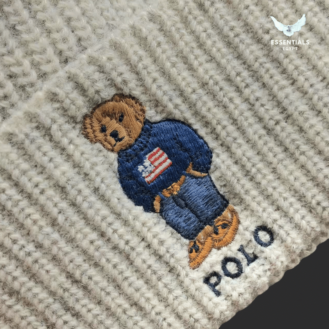 Ralph Lauren Hat – Bear Patch Beanie (Drop 2) - ESSENTIALS EGYPT