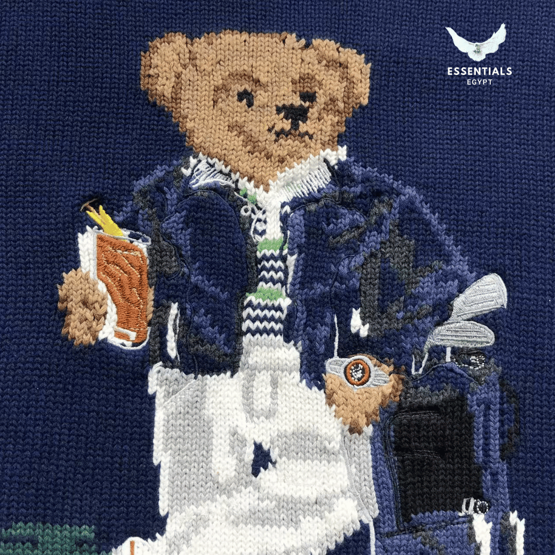 Ralph Lauren Sweater – Polo Bear Navy Knit - ESSENTIALS EGYPT