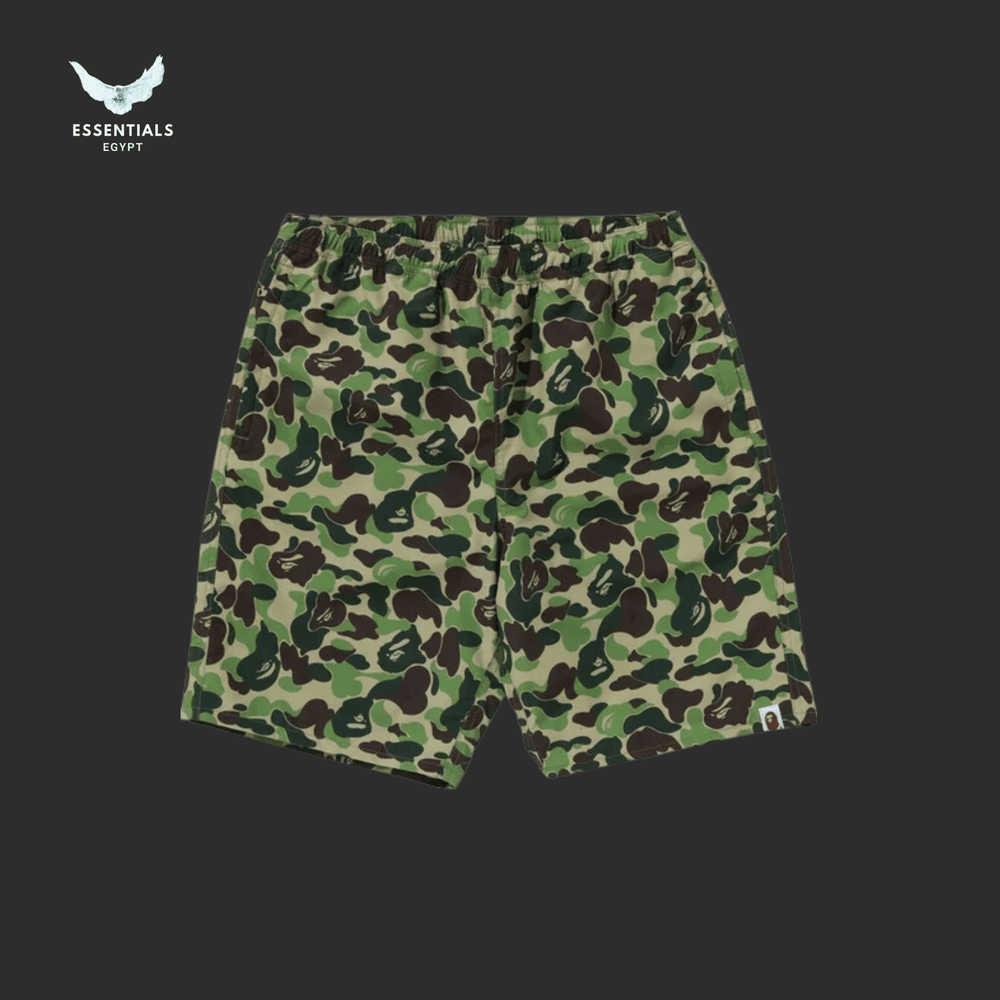 BAPE ABC Green Camo Shorts Egypt | Essentials EG