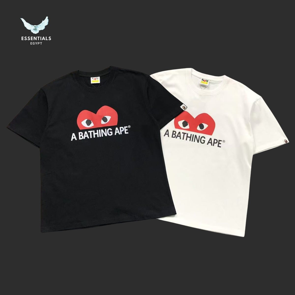 BAPE CDG Heart Tee
