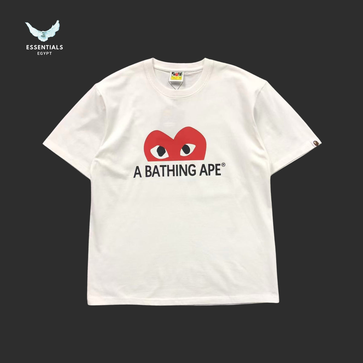 BAPE CDG Heart Tee