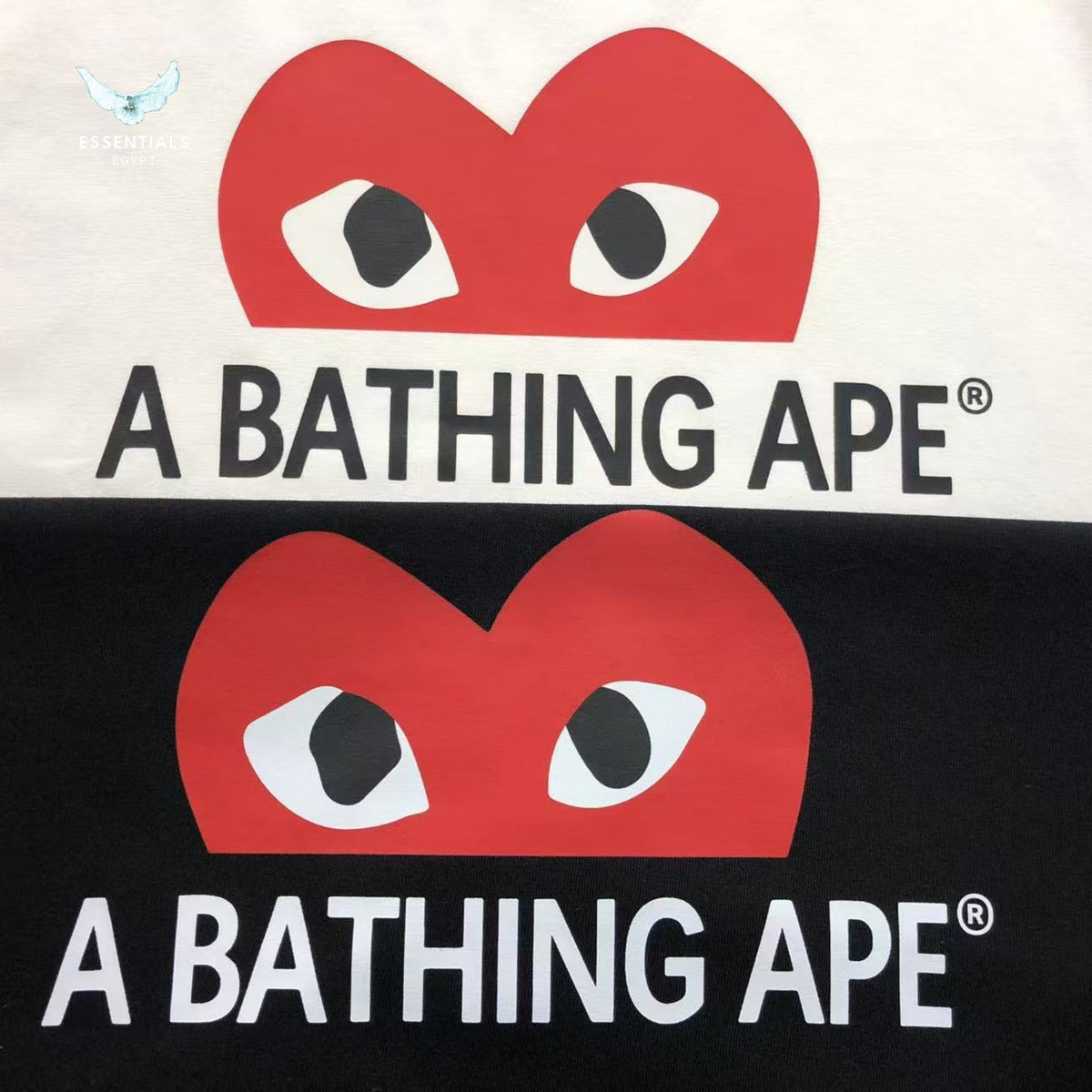 BAPE CDG Heart Tee