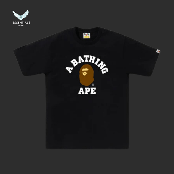 BAPE College T-Shirt – Neutral - ESSENTIALS EGYPT