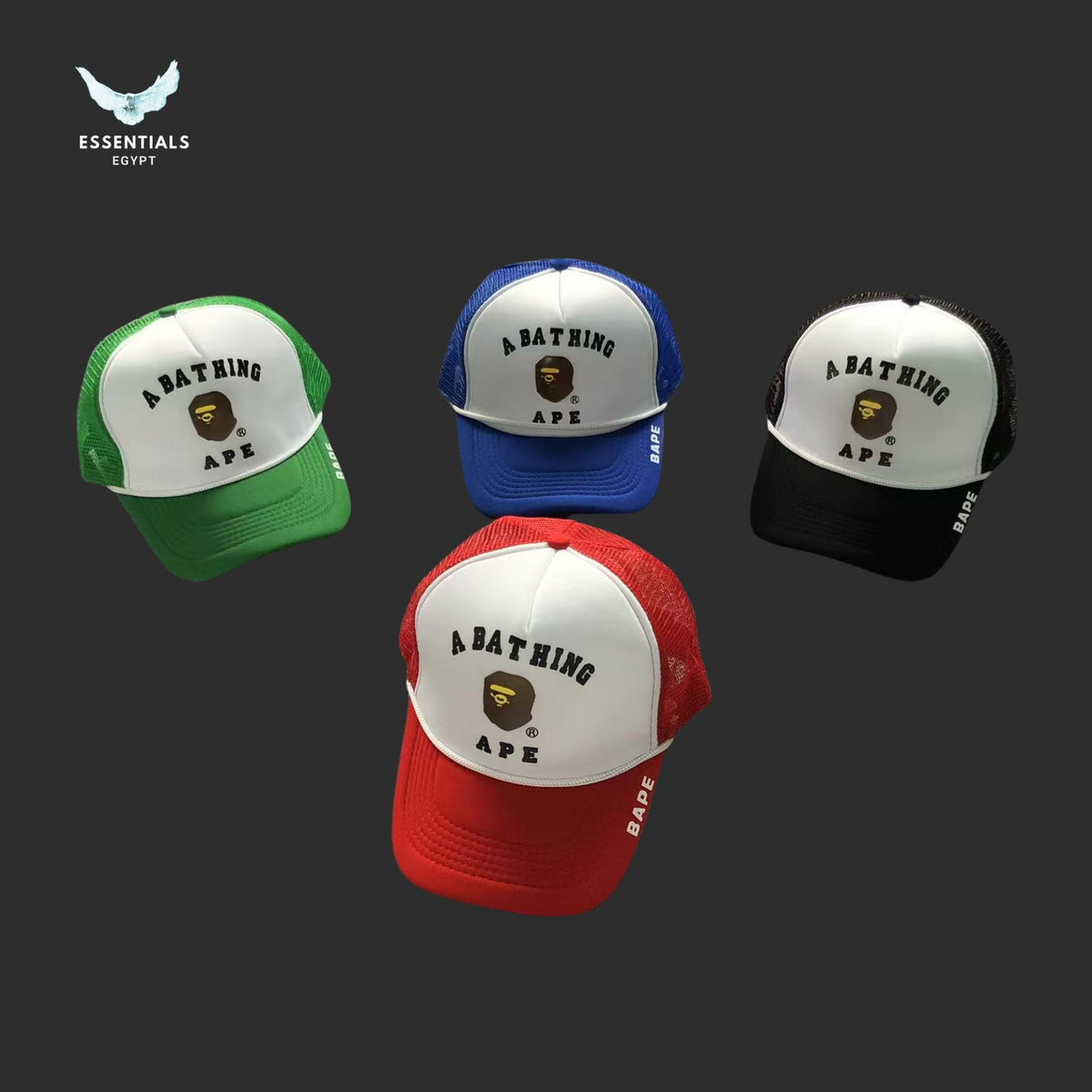 BAPE College Mesh Cap