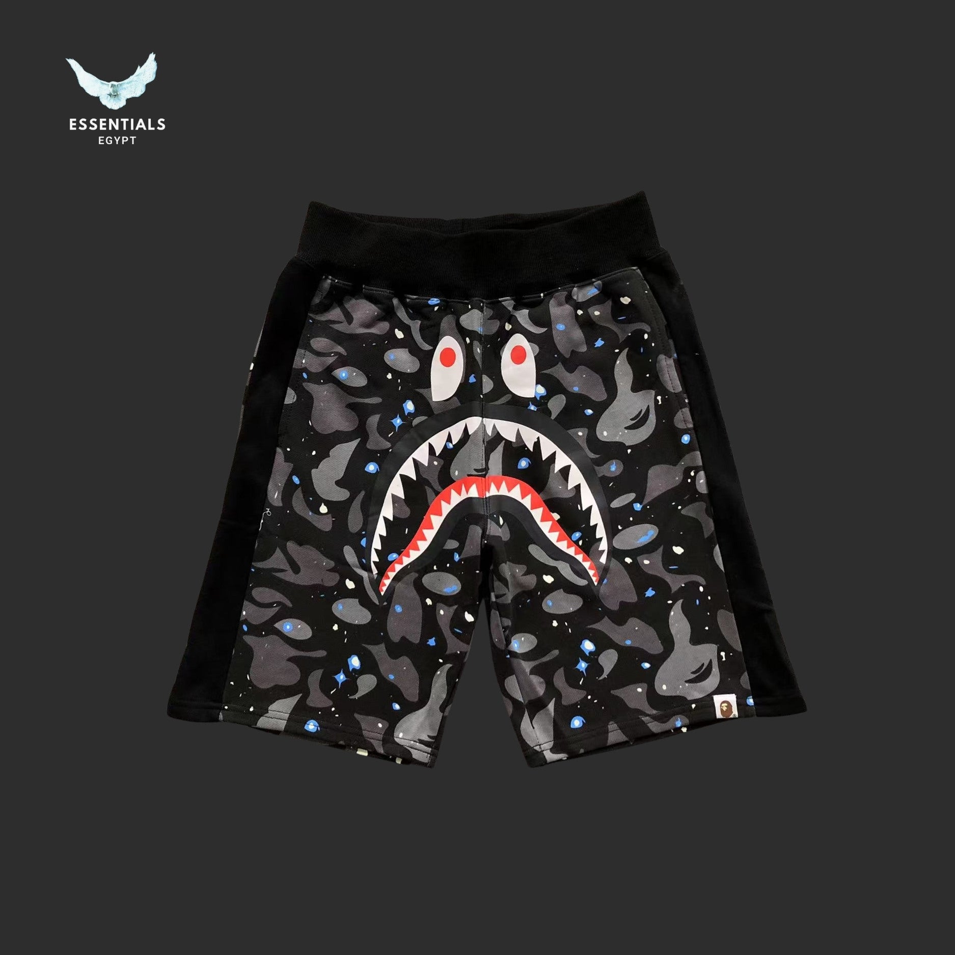 BAPE Space Camo Shark Shorts