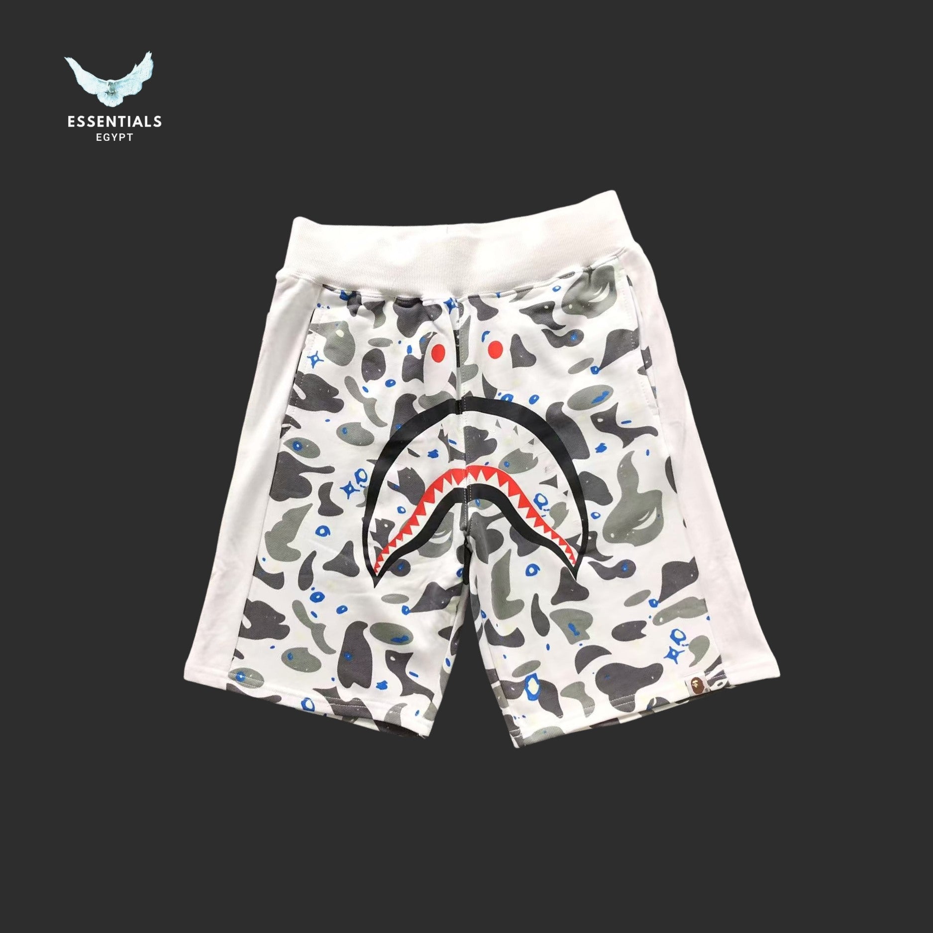 BAPE Space Camo Shark Shorts
