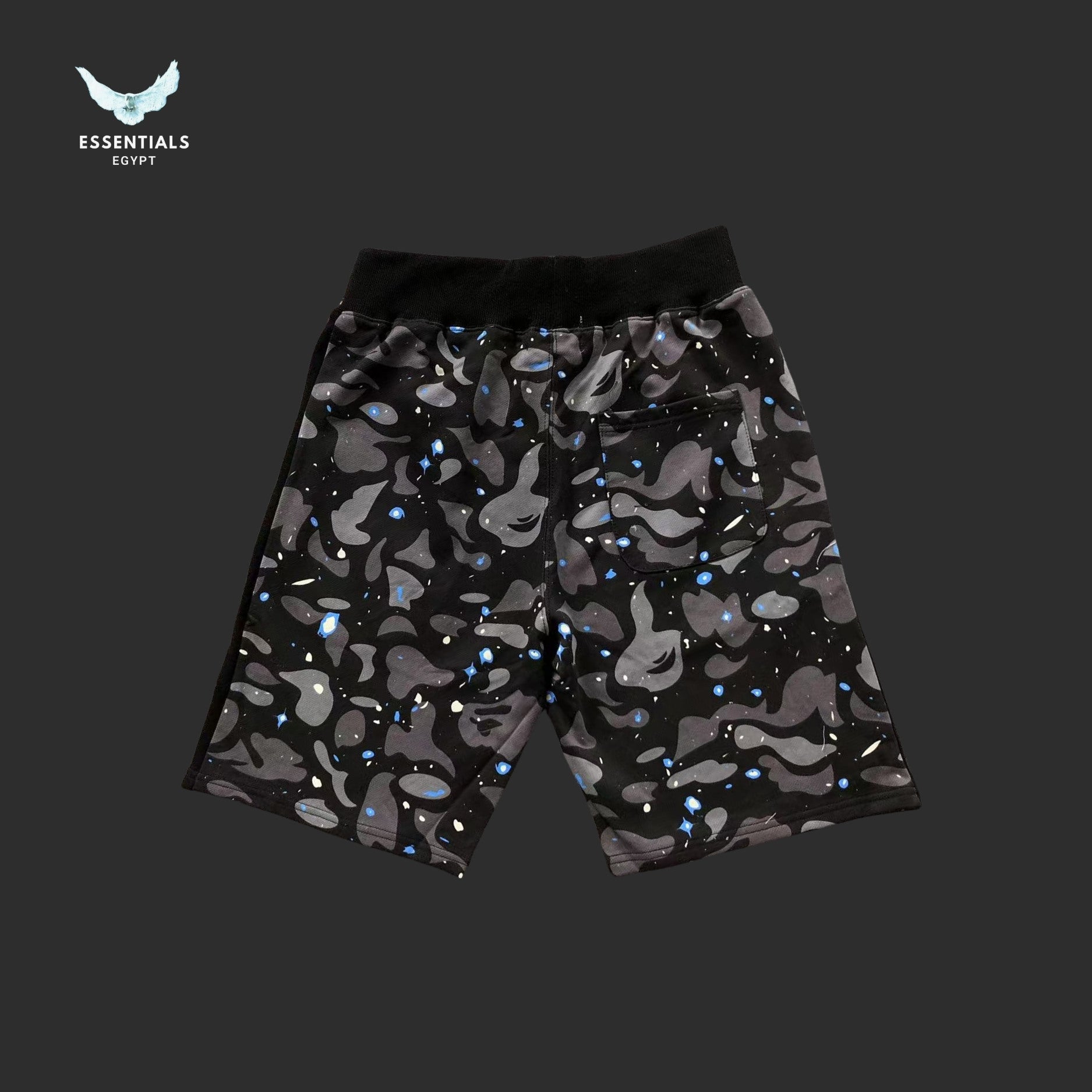 BAPE Space Camo Shark Shorts