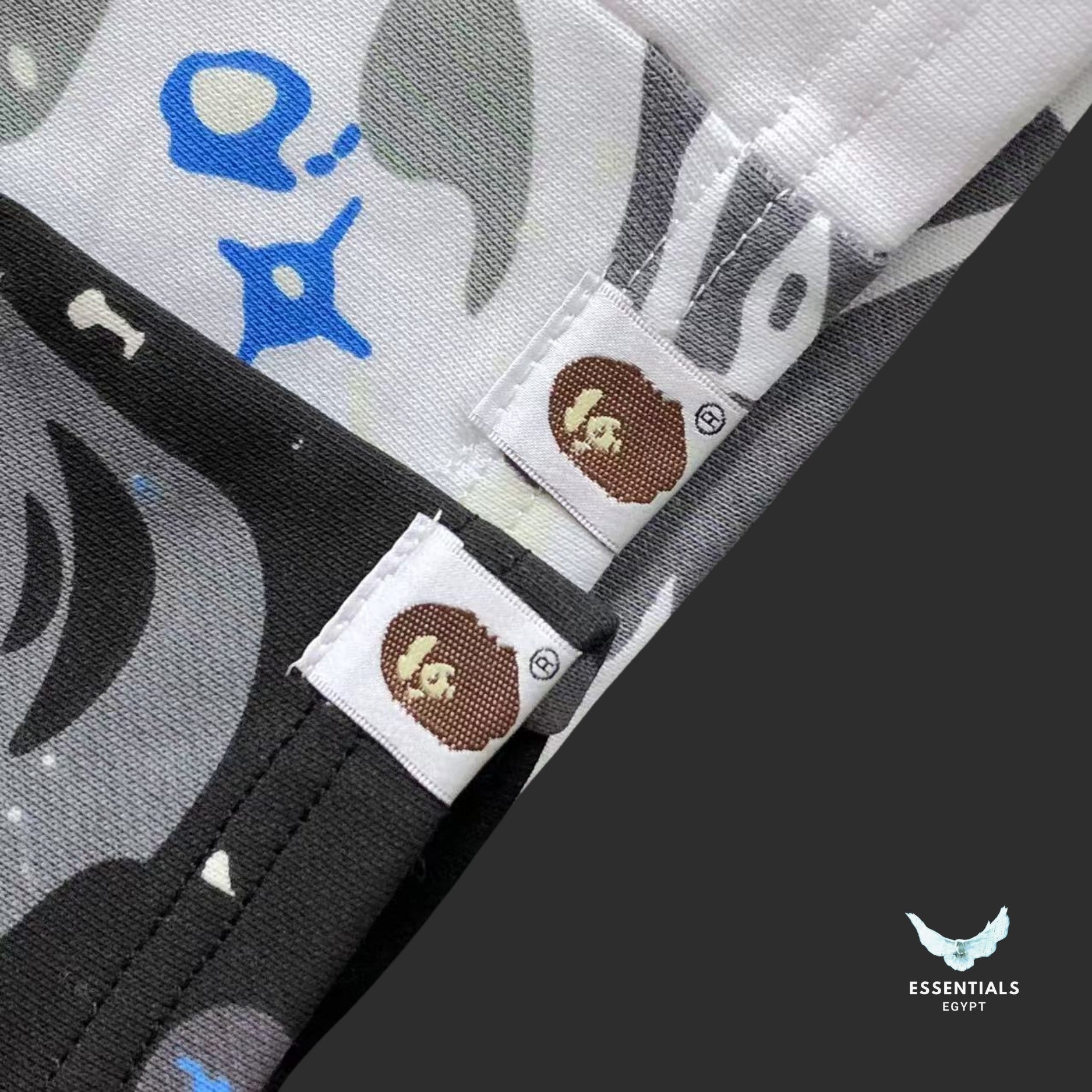 BAPE Space Camo Shark Shorts