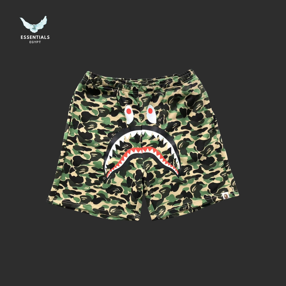 BAPE ABC Camo Shark Sweatshorts