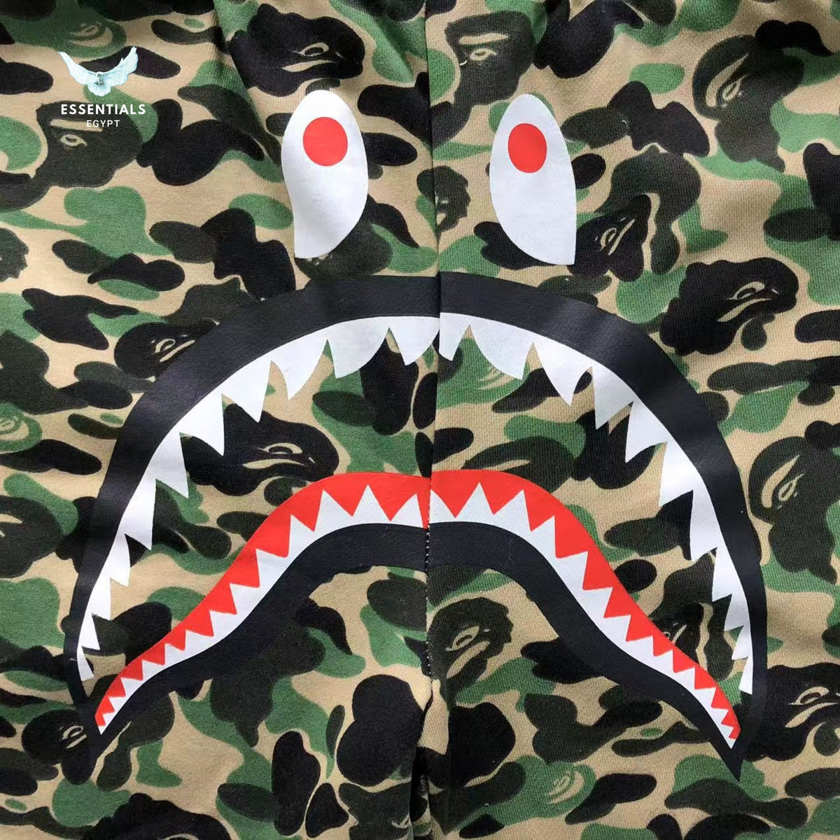 BAPE ABC Camo Shark Sweatshorts