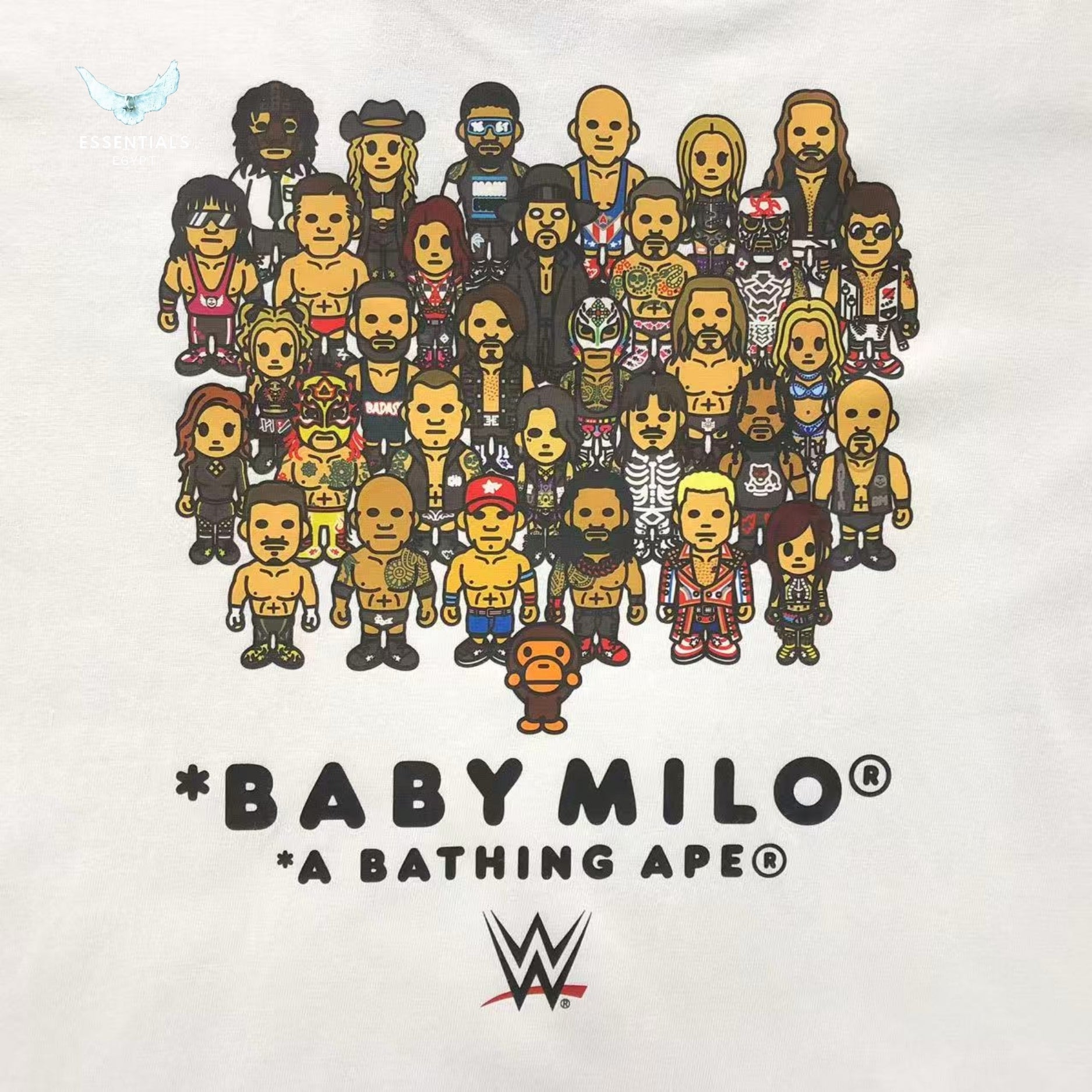 BAPE x WWE Wrestlers Baby Milo Relaxed Fit Tee