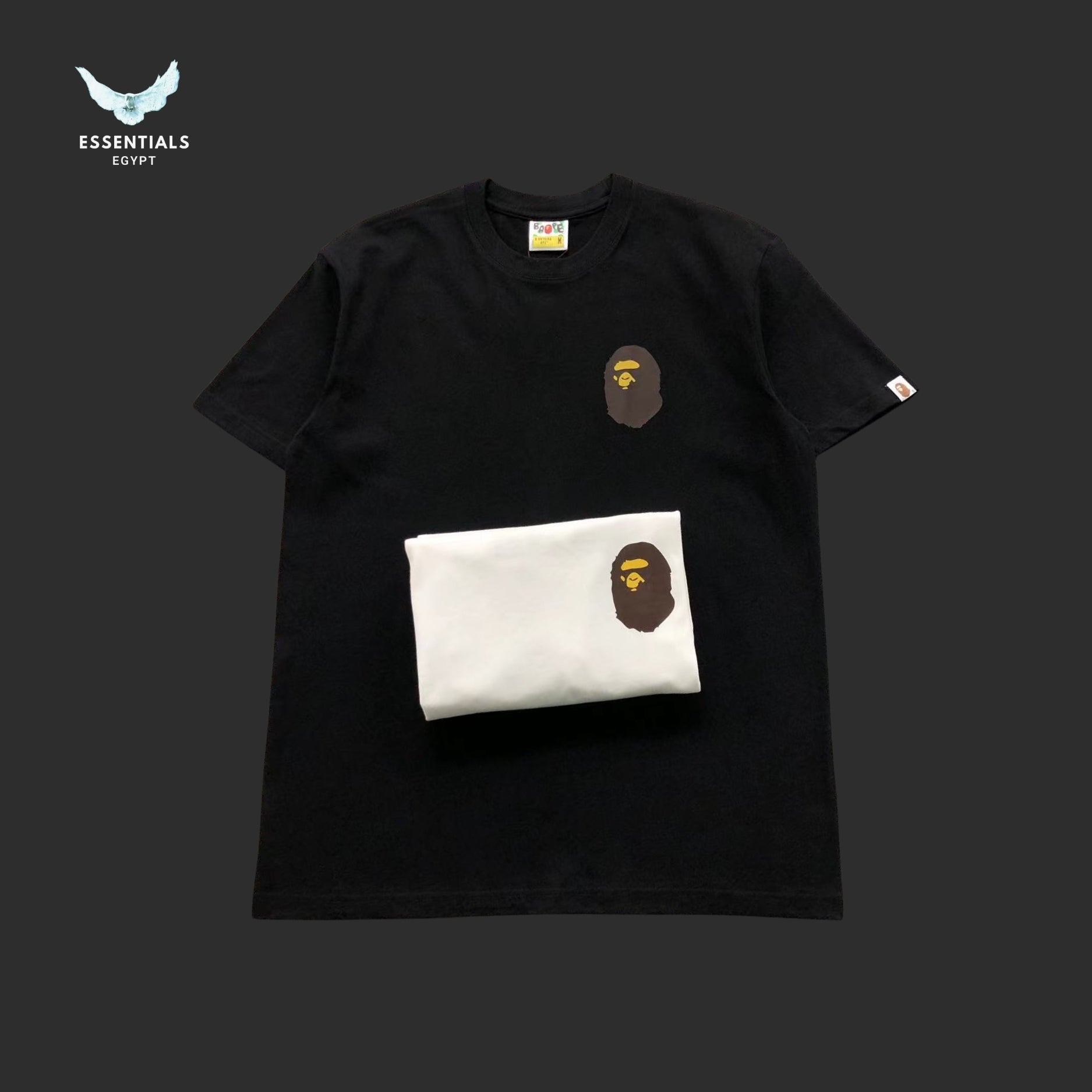 BAPE Multi Logo Collage Back Print Tee