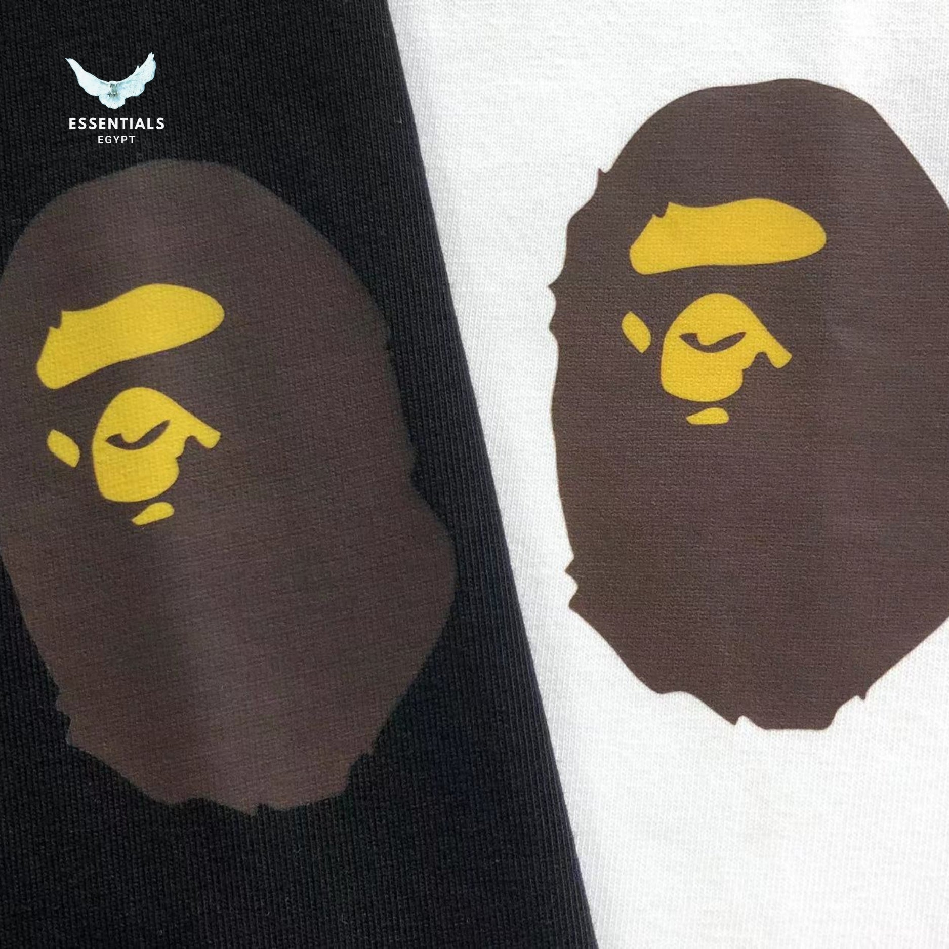 BAPE Multi Logo Collage Back Print Tee