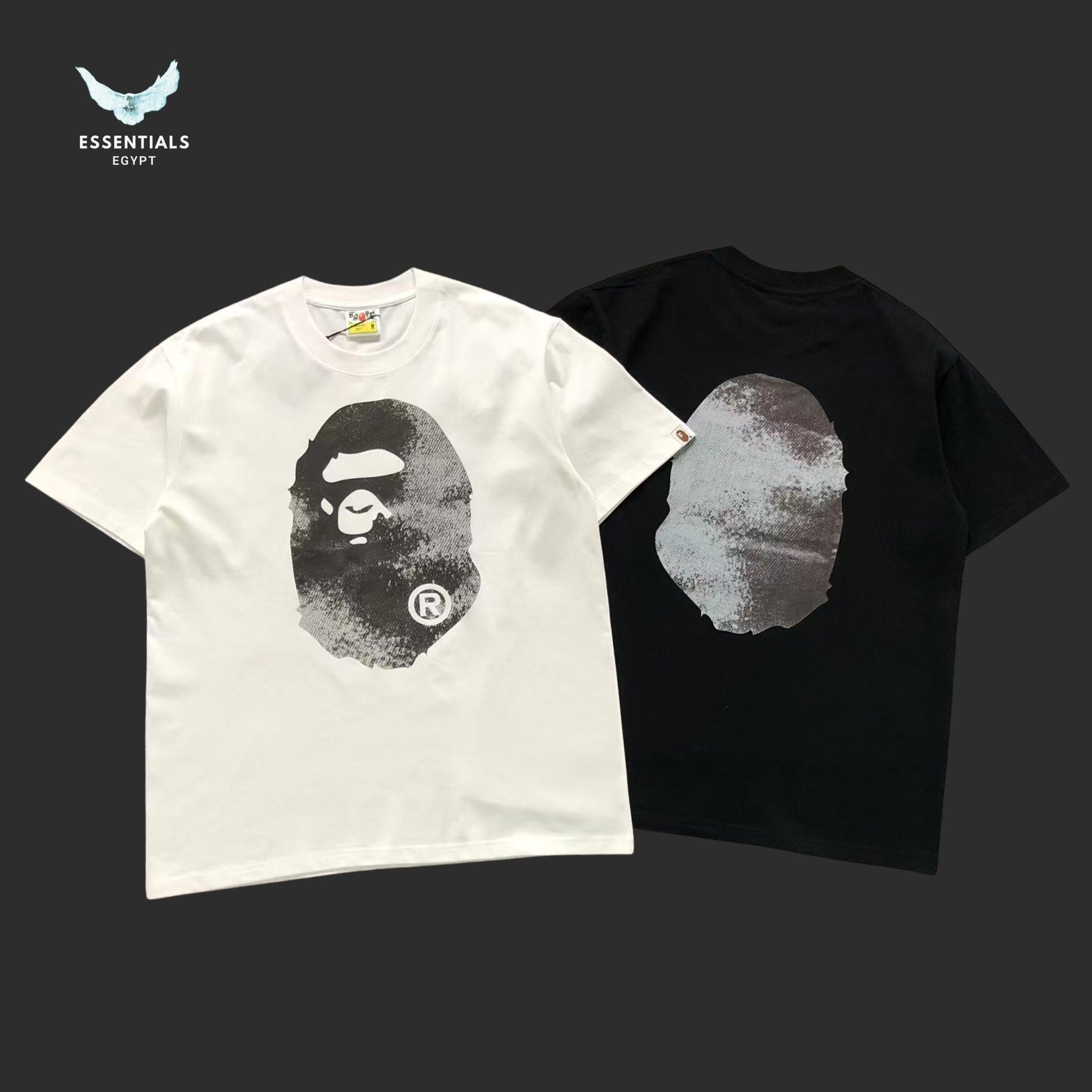 BAPE High Tone Bleach Big Ape Head Tee