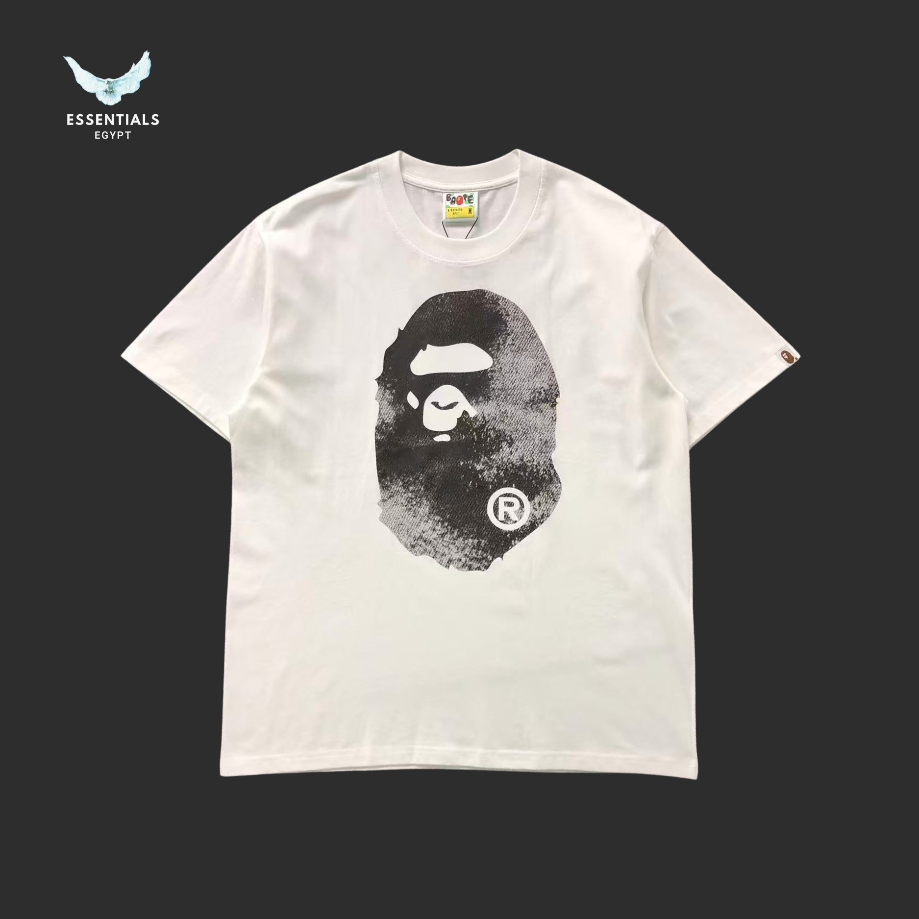 BAPE High Tone Bleach Big Ape Head Tee