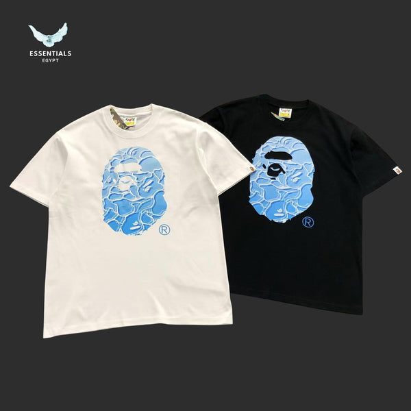 BAPE ABC Sea Surface Camo Ape Head Tee
